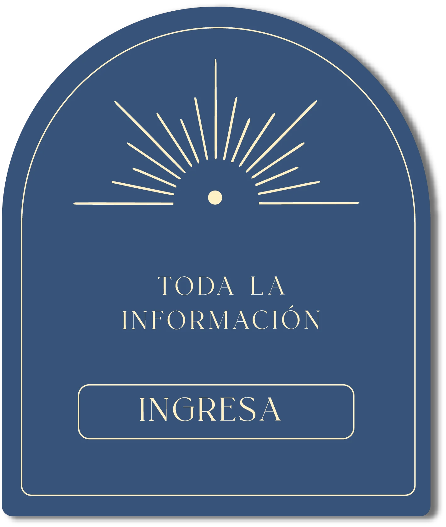 Pieza de la invitación — boda de Fabiana & George