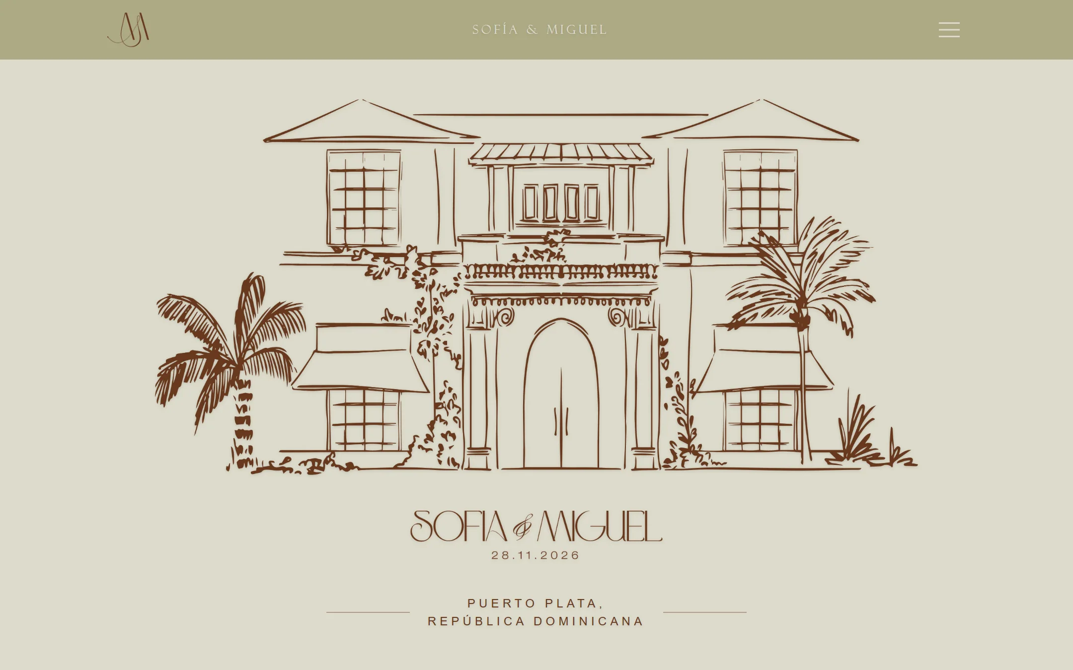 Portada — boda de Sofía & Miguel