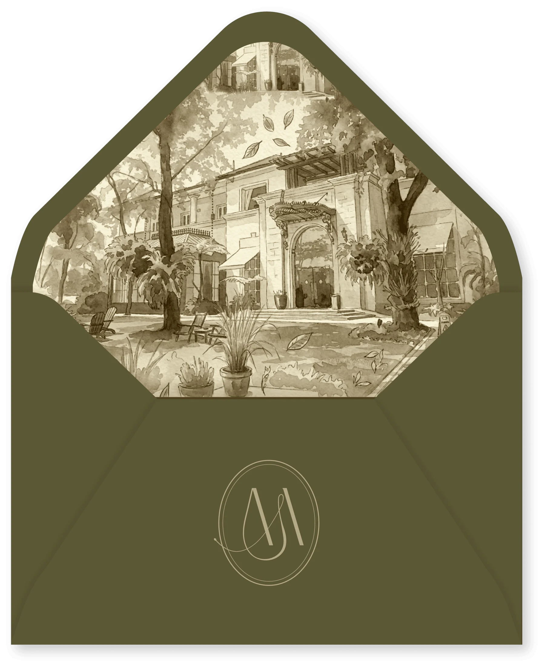 Pieza de la invitación — boda de Sofía & Miguel