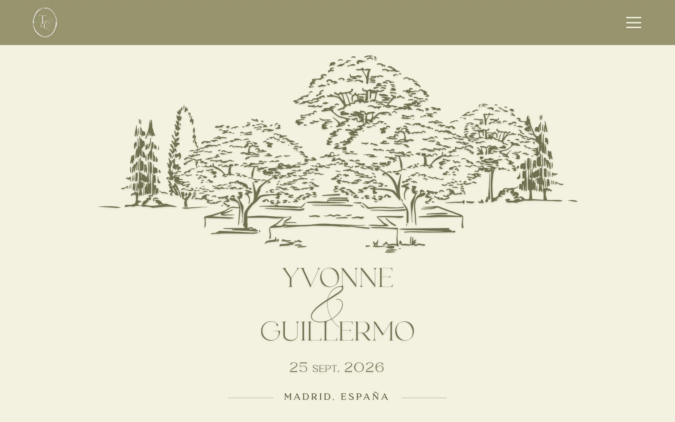 Portada — boda de Yvonne & Guillermo